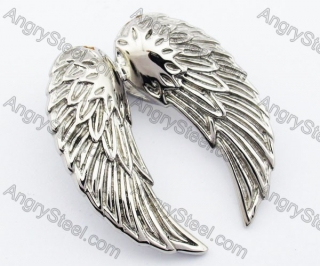 Stainless Steel Angel Wings Pendant - KJP330051