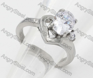 Stainless Steel Women Ring KJR100102