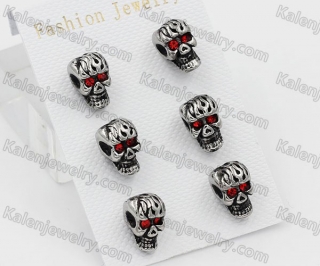 Stainless Steel Skull Ear Studs KJR830005