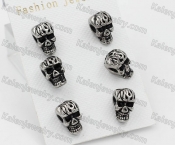 Stainless Steel Skull Ear Studs KJR830006