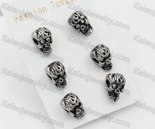 Stainless Steel Skull Ear Studs KJR830008