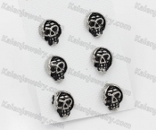 Stainless Steel Skull Ear Studs KJR830013