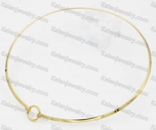 Stainless Steel Collar Necklace KJN870032