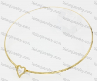 Stainless Steel Collar Necklace KJN870033