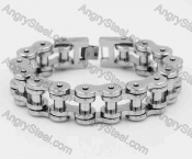 Stainless Steel Bicycle Chain Bracelet KJB360066