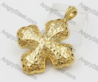 Stainless Steel Cross Pendant KJP051456