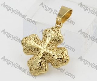 Stainless Steel Cross Pendant KJP051464