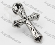 Stainless Steel Cross Pendant KJP370086