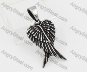 Stainless Steel Wings Pendant KJP350266