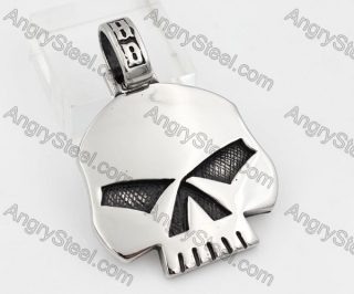 Stainless Steel Skull Pendant KJP350272