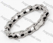 11mm wide Steel Bicycle Chain Bracelet KJB100195