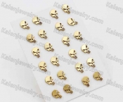 (price for 12 pairs) Steel Ear Studs KJE950003