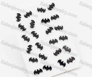 (price for 12 pairs) Steel Ear Studs KJE950005