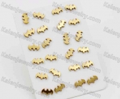 (price for 12 pairs) Steel Ear Studs KJE950006