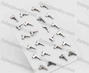 (price for 12 pairs) Steel Ear Studs KJE950009