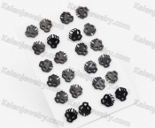 (price for 12 pairs) Steel Ear Studs KJE950013