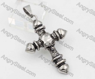 Stainless Steel Cross Pendant KJP051473