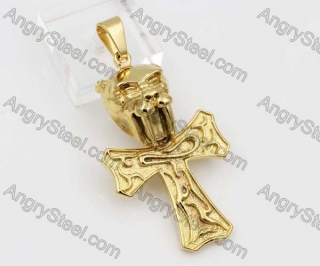 Stainless Steel Cross Pendant KJP051476