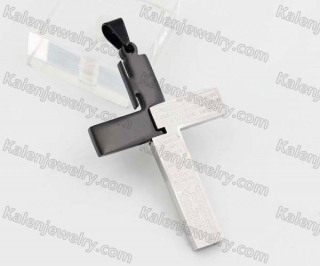 Stainless Steel Cross Pendant KJP190551