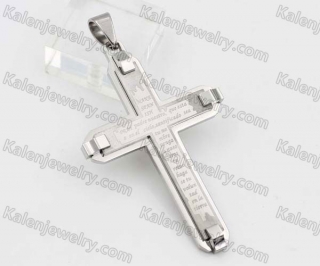 Stainless Steel Cross Pendant KJP190555