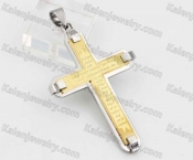 Stainless Steel Cross Pendant KJP190556