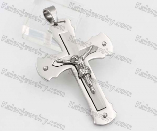 Stainless Steel Cross Pendant KJP190558