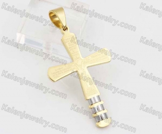 Stainless Steel Cross Pendant KJP190561