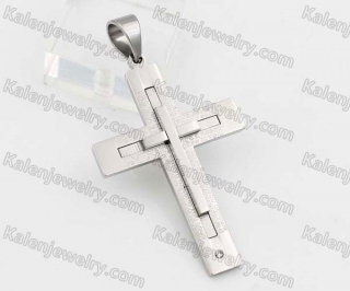 Stainless Steel Cross Pendant KJP190569