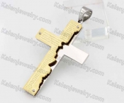 Stainless Steel Cross Pendant KJP190584