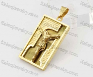 Stainless Steel Jesus Pendant KJP190592