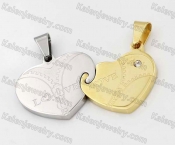 Stainless Steel Couple Pendants KJP190524