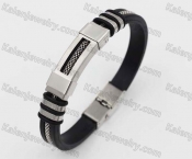 Stainless Steel Rubber Bracelet KJB190114