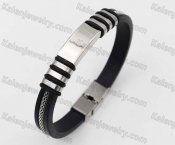 Stainless Steel Rubber Bracelet KJB190115