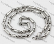 600mm long 5.8mm wide steel necklace KJN150554