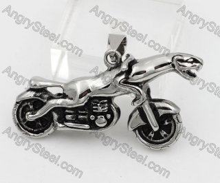 Steel Motorcycle Pendant KJP360039