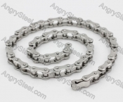 Bicycle Chain Necklace KJN100095