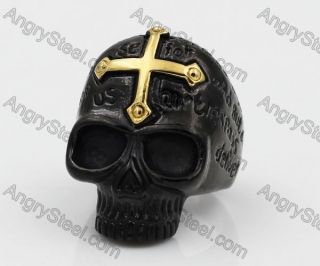 Black Skull Ring KJR010376