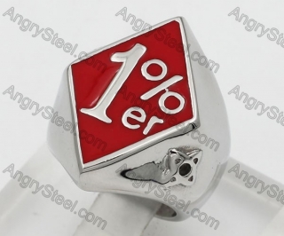 Stainless Steel One Percent Ring KJR010430