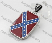 Steel Flag Pendant KJP350303