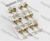 Price for 12 pairs Steel Earrings KJE101-0052