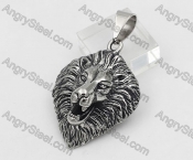 Steel Lion Pendant KJP640050