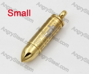 Openning Lid Bullet Pendant KJP100-0321