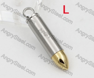 Openning Lid Bullet Pendant KJP100-0336