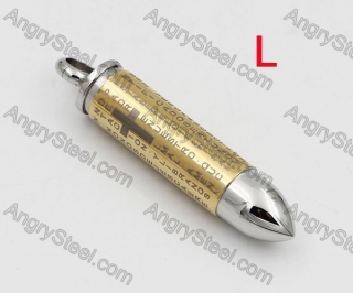 Openning Lid Bullet Pendant KJP100-0358