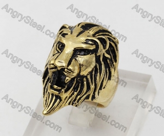 Gold Lion Ring KJR900051