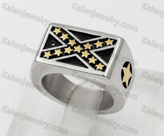 Rebel Flag Ring KJR070766