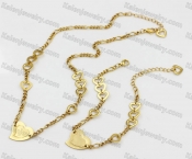 500/280mm necklace/bracelet 19.4mm pendant KJS102-0016