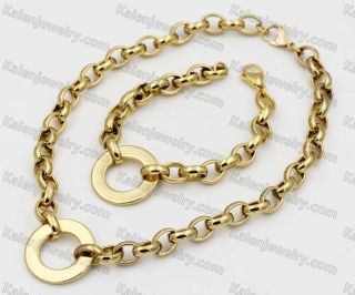 430/230mm necklace/bracelet 31mm pendant KJS102-0021