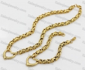 560/230mm necklace/bracelet 24.8mm pendant KJS102-0033