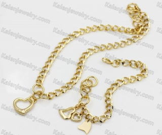 500/250mm necklace/bracelet 17.2 mm pendant KJS102-0044